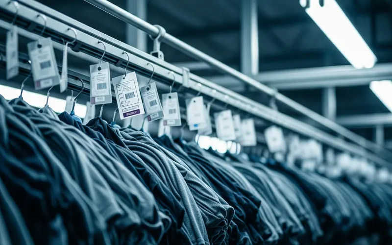 Production line with RFID work-in-process traceability